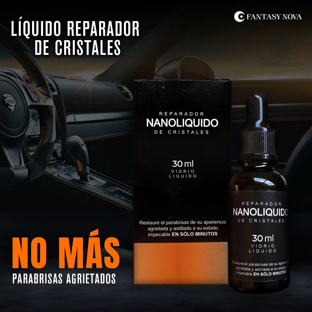 Nano Líquido REPARADOR de Vidrios
