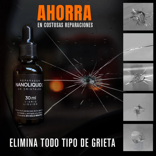 Nano Líquido REPARADOR de Vidrios