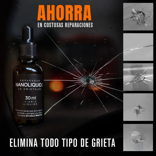 Nano Líquido REPARADOR de Vidrios