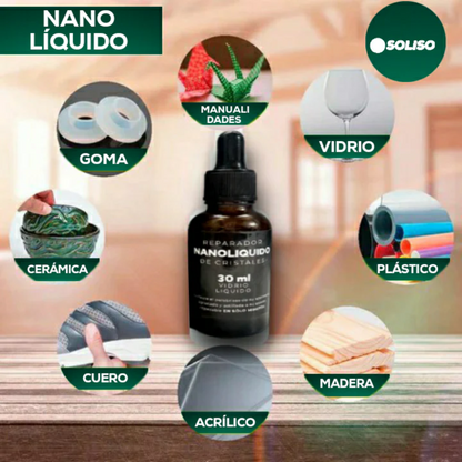 Nano Líquido REPARADOR de Vidrios